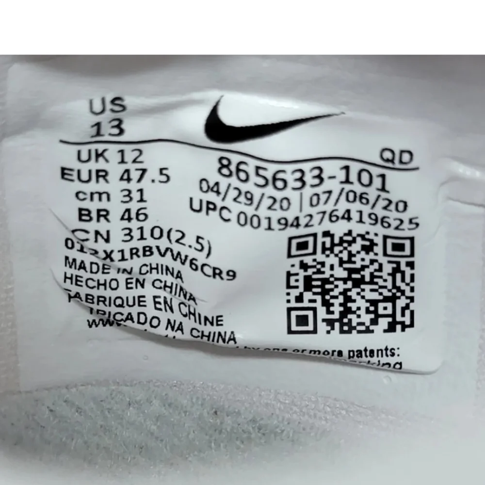 Nike Zoom Ja Fly 3 Men’s Size 13 White Ombre Track Shoes Spikes 865633-101 New